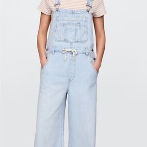 GAP Light Blue Baggy Denim Overalls